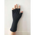 Guantes largos de nylon con reborde